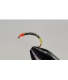 Gambe corégone Vert holo cul jaune tête orange taille 16