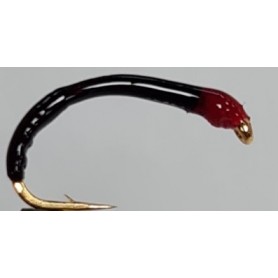 Nymphe corégone LUXE Noire tête Rouge taille 16